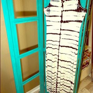 NY& co maxi tye dye dress size Medium
